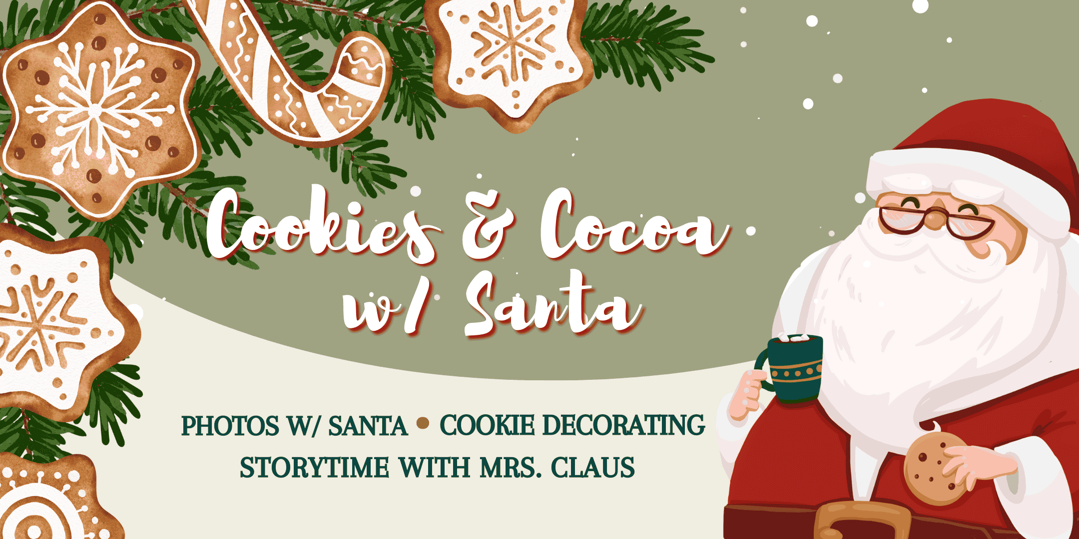 Cookies & Cocoa w/ Santa  at Cambria Nursery